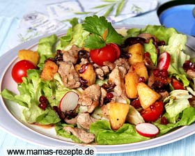Fleisch-Ananas-Salat 