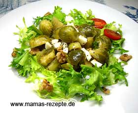 Rosenkohl Salat