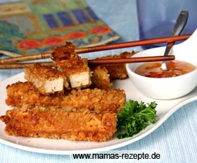 Bild von Panierte Tofu Stäbchen Rezept